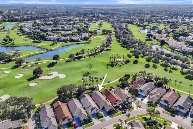 an aerial view of a city with lots of residential buildings