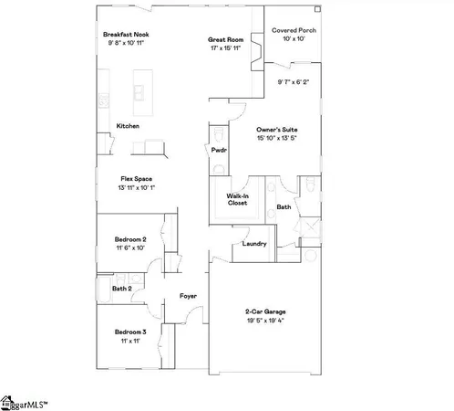 $308,939 | 709 Hadley Place, Unit AA 64, Enoree, SC 29335