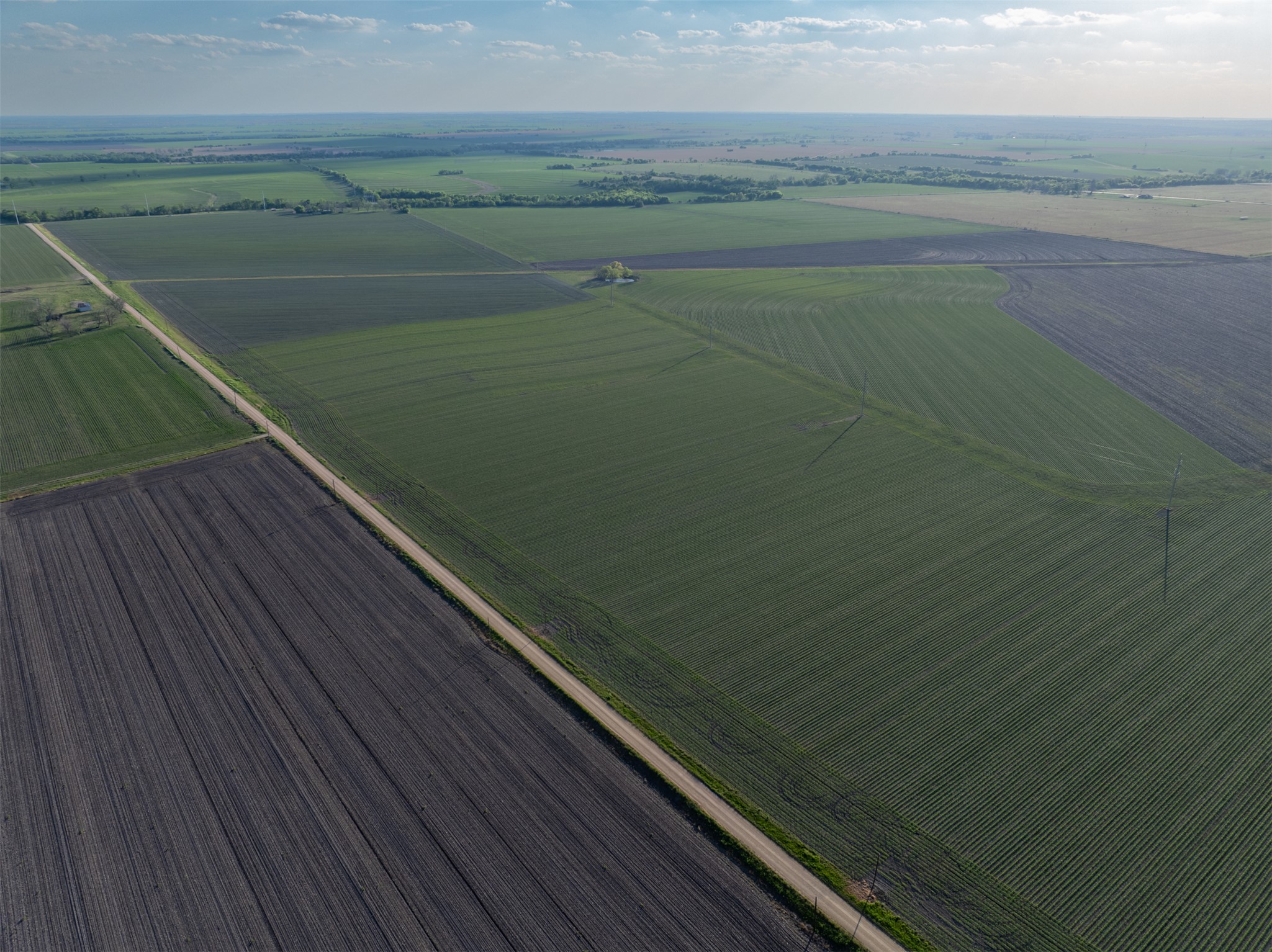 0 Romberg Road Bartlett, TX 76511 - Photo 7 of 15 Aerial view of sparsely populated area featuring abundant farmland