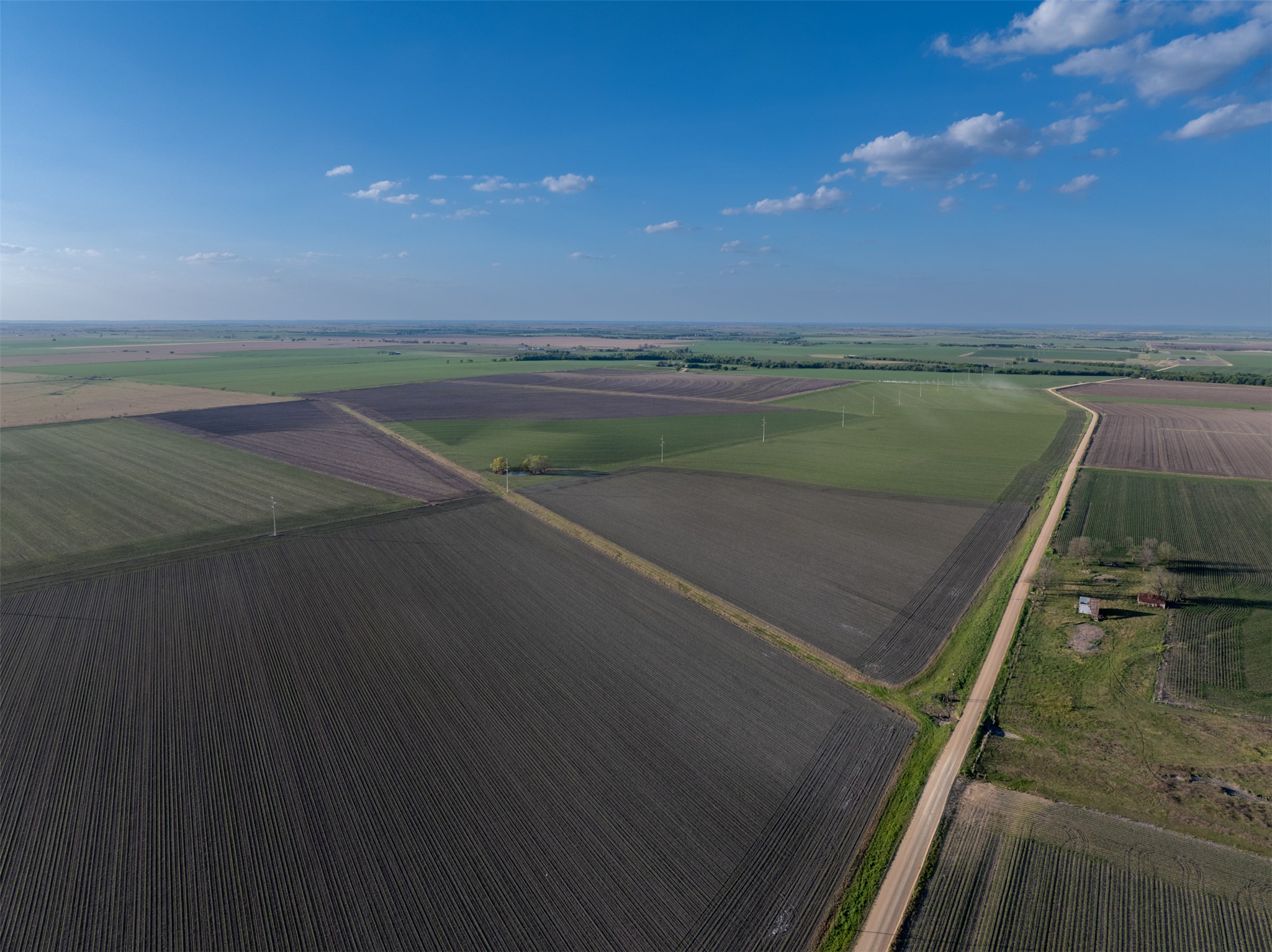 0 Romberg Road Bartlett, TX 76511 - Photo 9 of 15 Aerial view of sparsely populated area with farmland