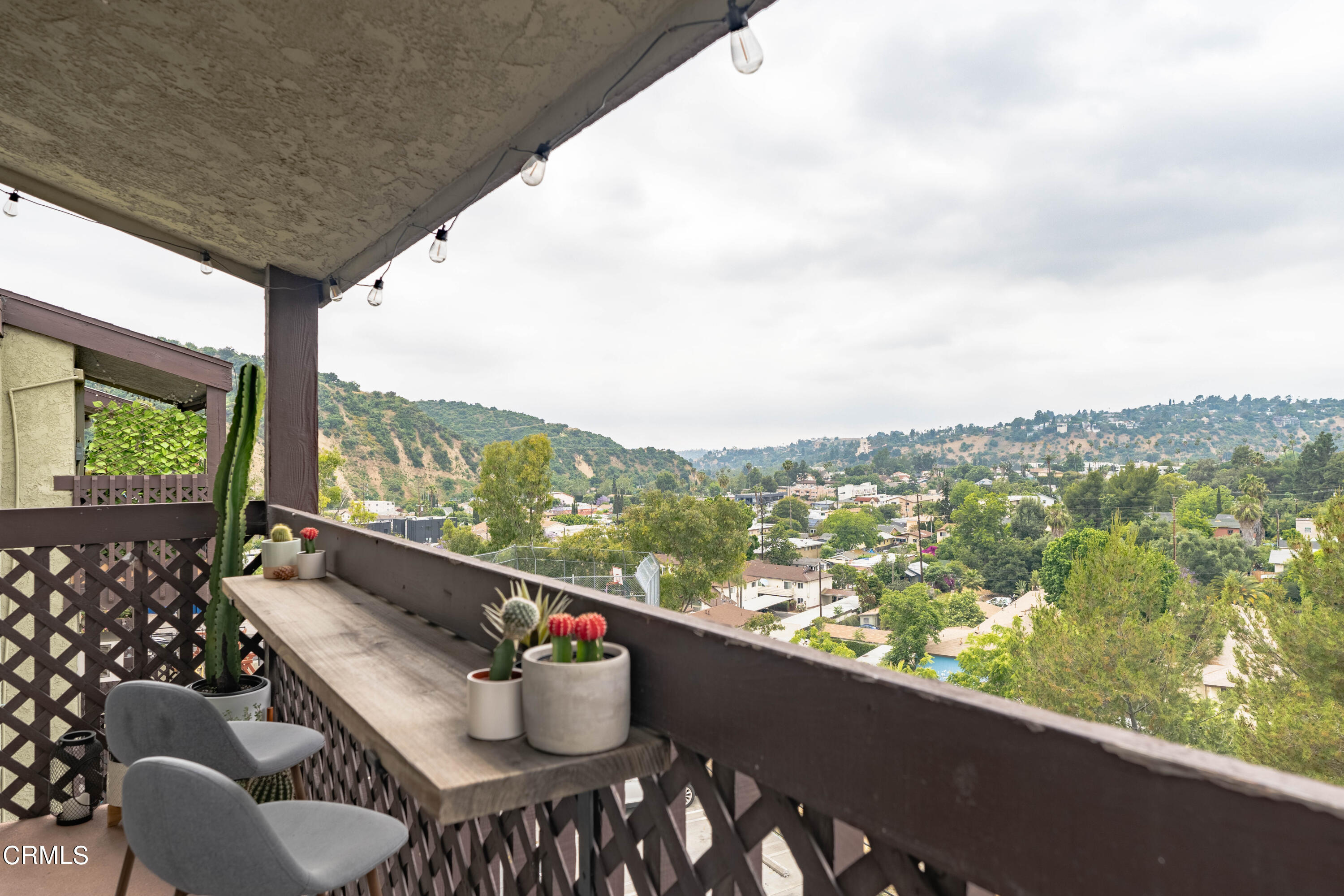 5850 Benner Street, Unit 306 Los Angeles, CA 90042 - Photo 17 of 29 a view of a city from a balcony