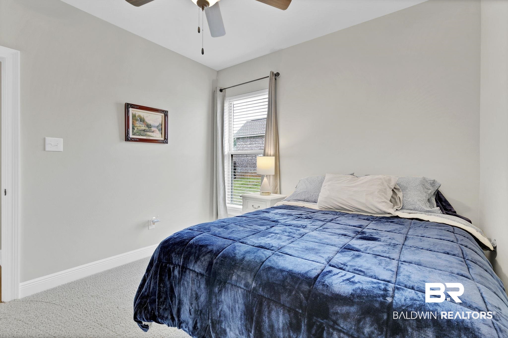 11247 Thistledown Loop Spanish Fort, AL 36527 - Photo 30 of 72 Bedroom with carpet, a ceiling fan, and baseboards