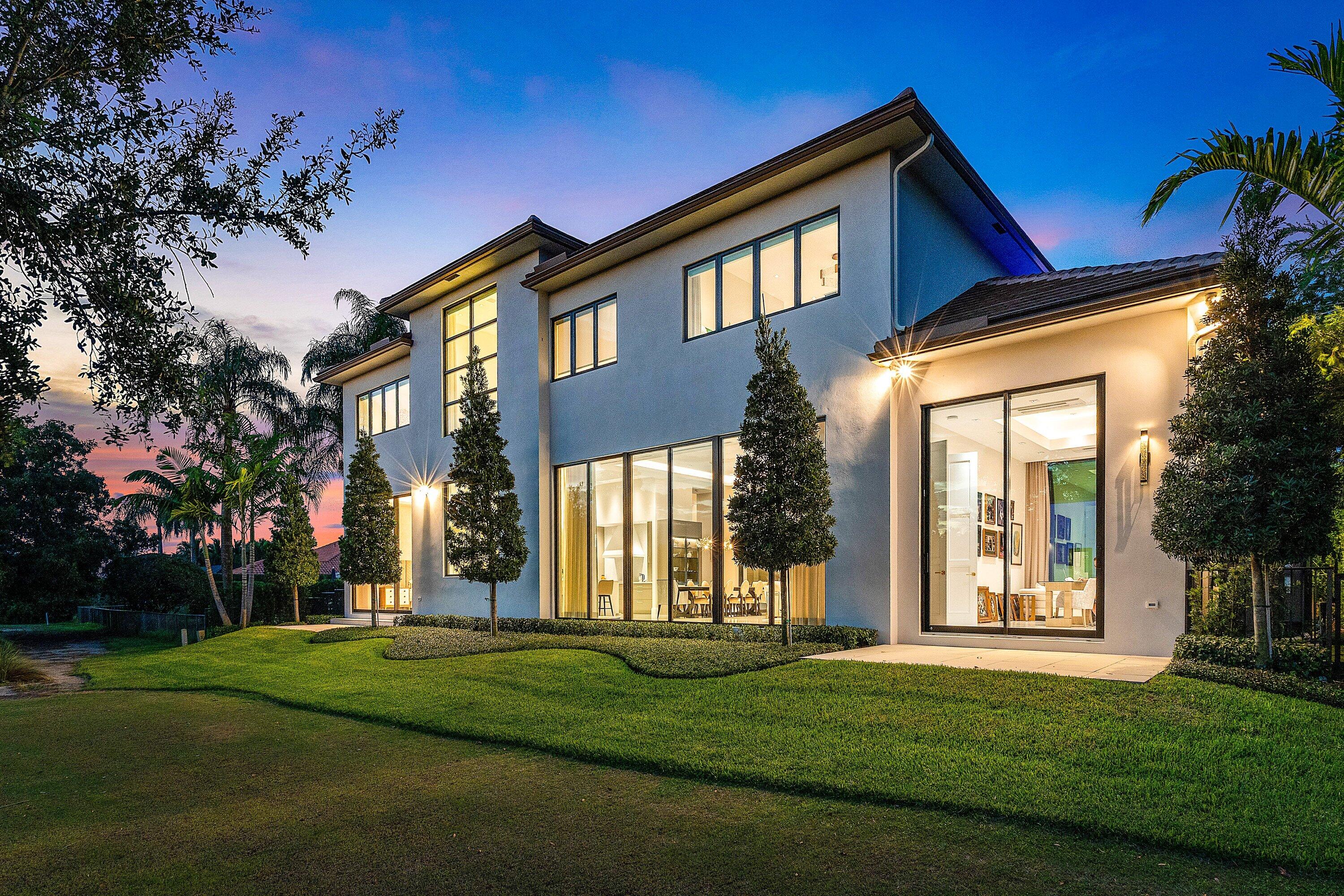 17615 Foxborough Lane Boca Raton, FL 33496 - Photo 62 of 120 Rear of Home- Dusk