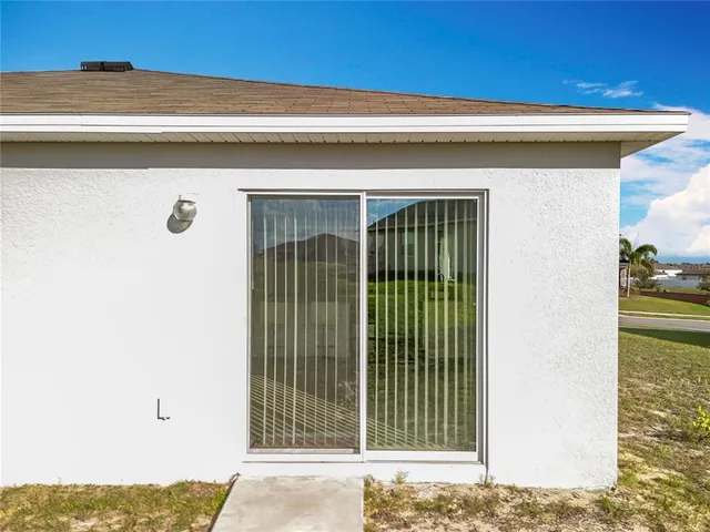 a view of a door front of a house