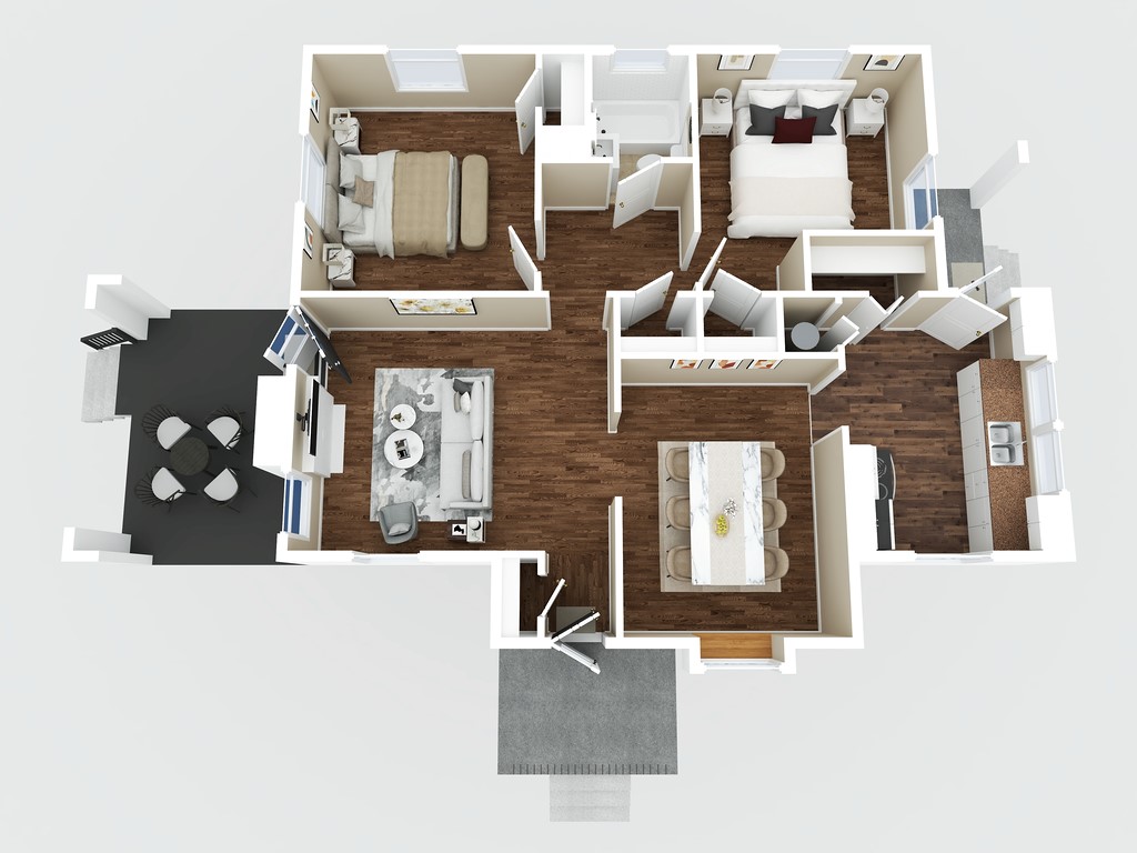 7604 Highway 252 Honea Path, SC 29654 - Photo 32 of 33 This bright and airy floor plan offers distinct living spaces for comfortable everyday living.