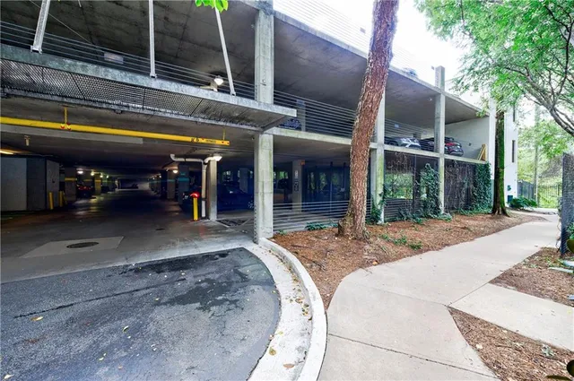 a view of a volley ball court