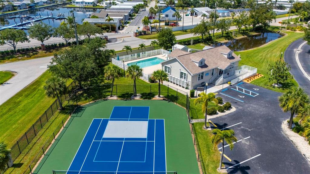 24604 Rio Villa Lakes Circle Punta Gorda, FL 33950 - Photo 25 of 28 an aerial view of a house with pool