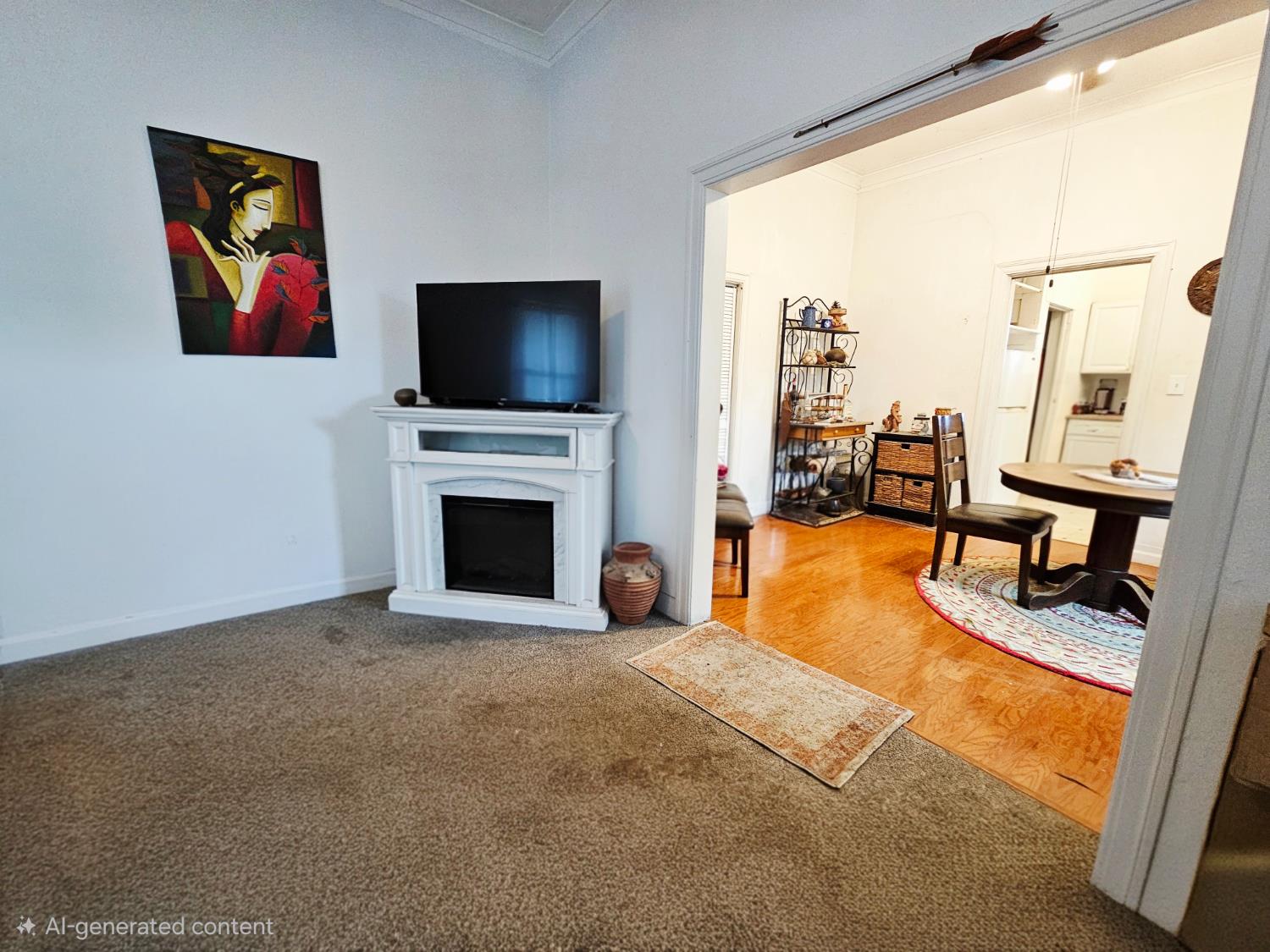 450 C Street Fresno, CA 93706 - Photo 8 of 22 a view of a livingroom with furniture flat screen tv and floor to ceiling window