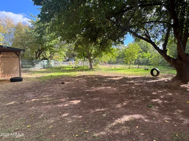 a view of outdoor space with trees