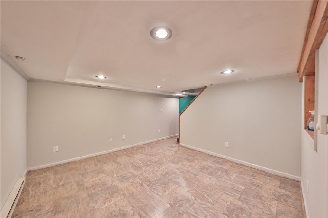 3050 Cornwall Road Bethlehem, PA 18017 - Photo 62 of 80 Recessed lighting illuminates this versatile lower-level space, offering an ideal setting for recreation or a home office.