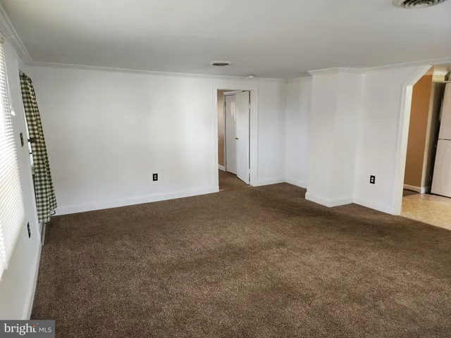 a view of empty room