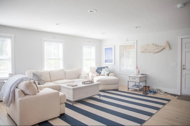 11 Miller Lane Nantucket, MA 02554 - Photo 6 of 21 a living room with furniture and a large window