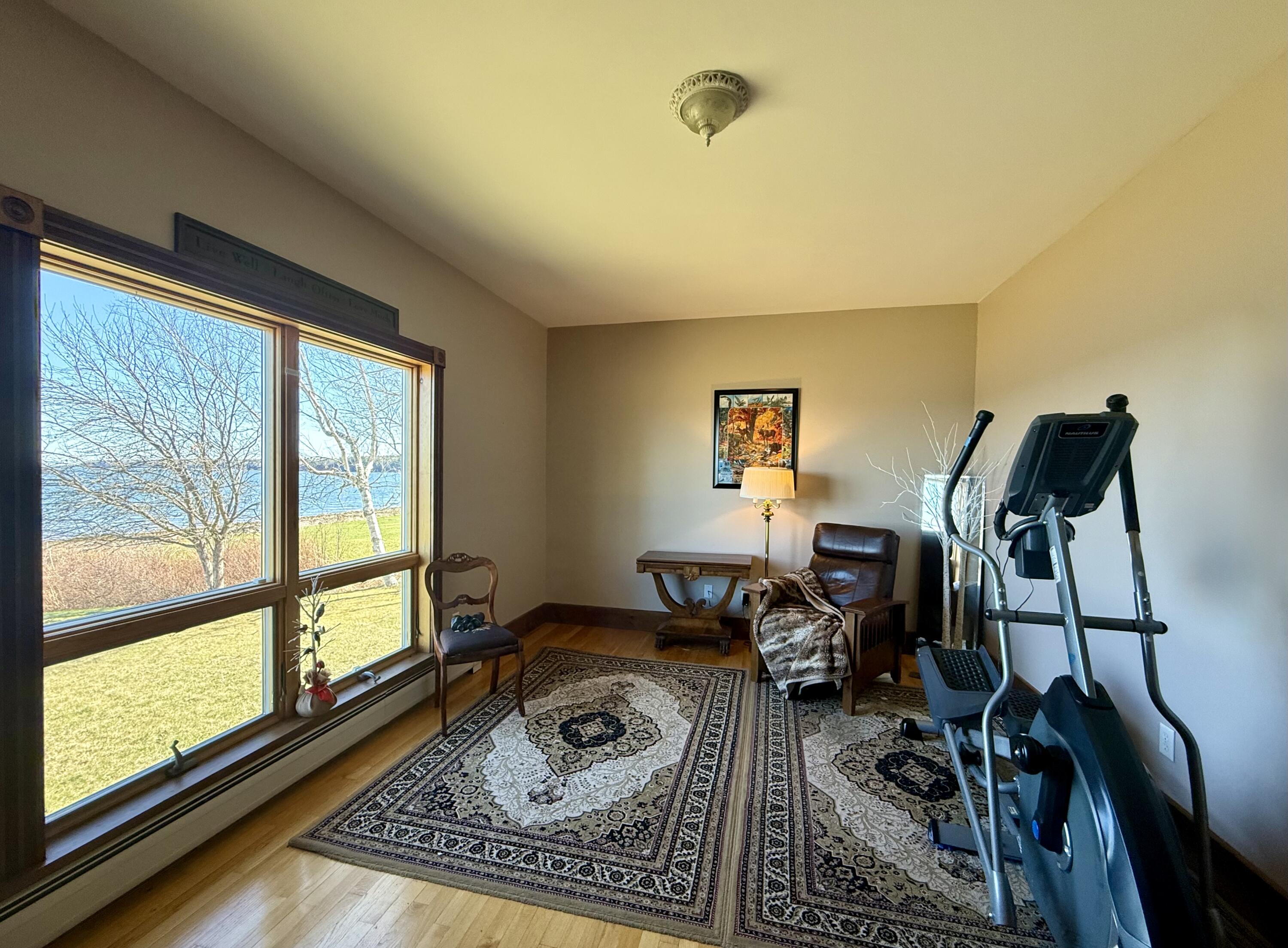 22 Sea View Lane Robbinston, ME 04671 - Photo 31 of 91 Den/Office overlooking the water