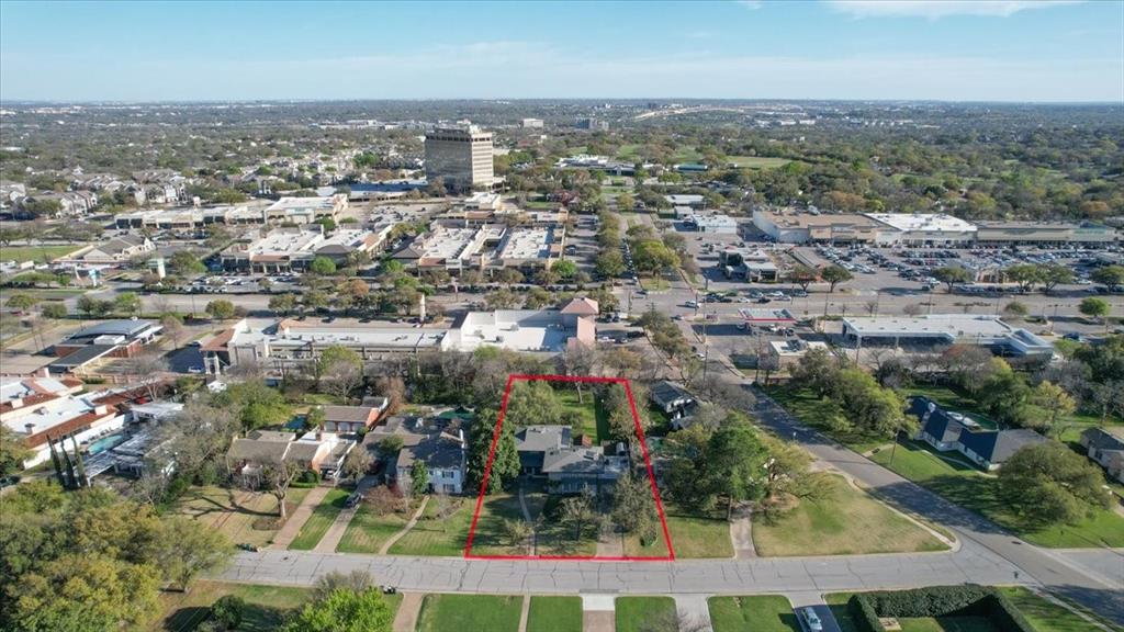 6321 Greenway Road Fort Worth, TX 76116 - Photo 39 of 40 Aerial view of property and surrounding area with property parcel outlined