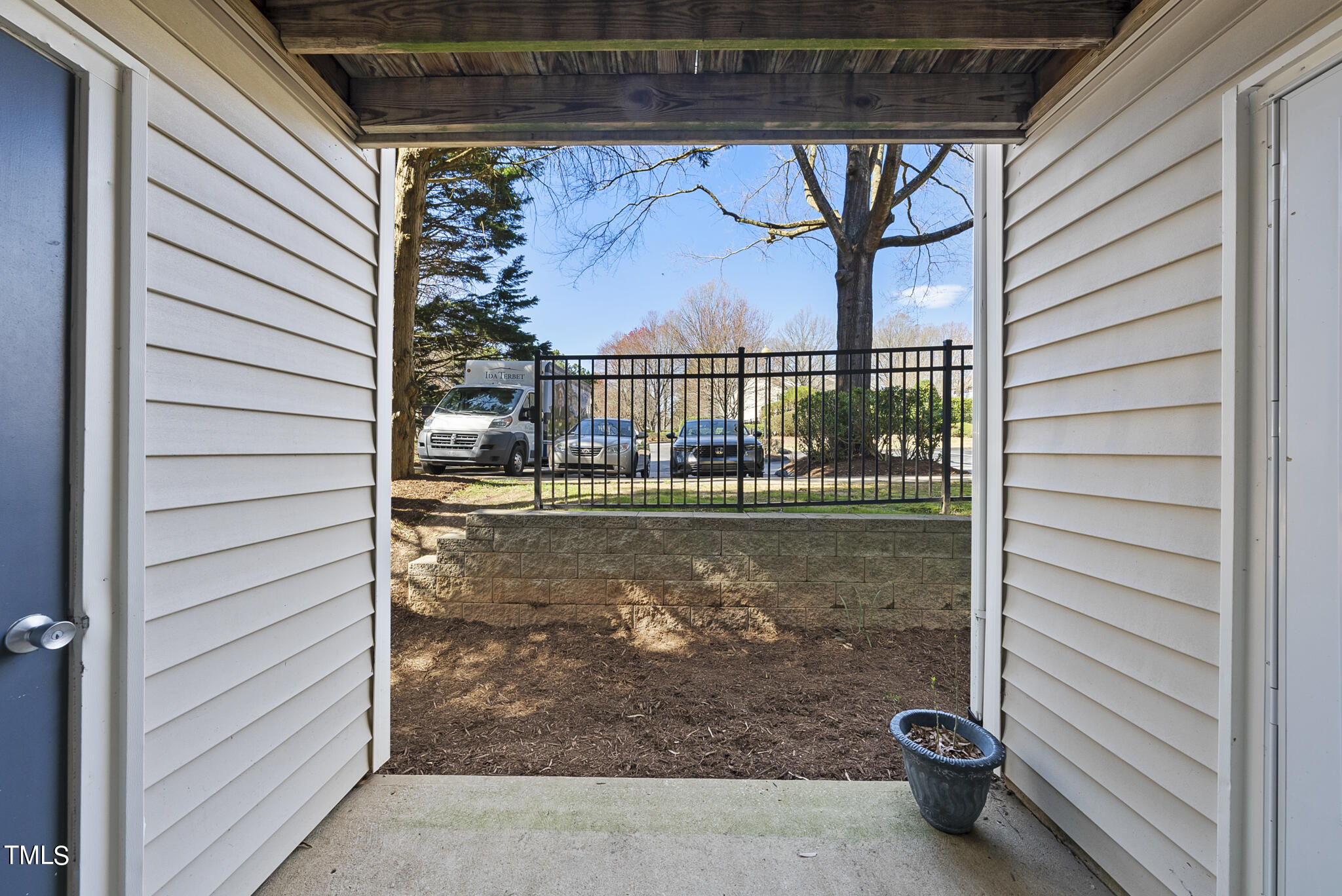 1309 Hillbrow Lane, Unit 103 Raleigh, NC 27615 - Photo 25 of 25 a view of a porch