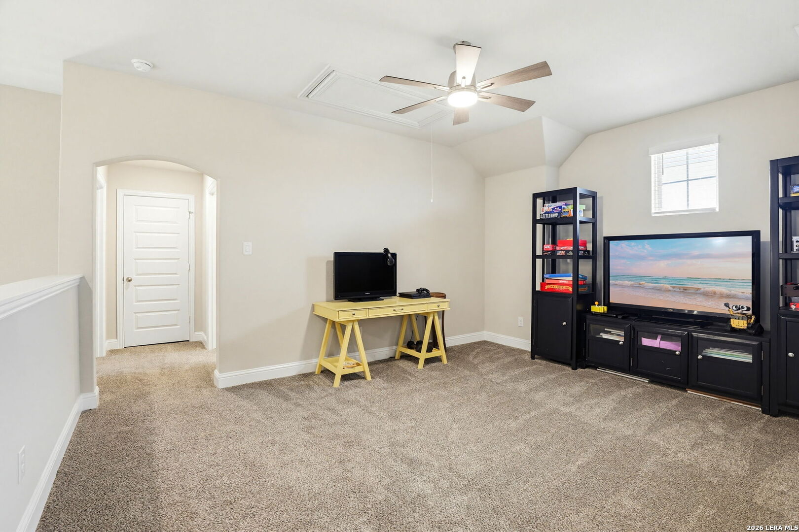 4174 Garden Path Marion, TX 78124 - Photo 14 of 21 a living room with furniture and a flat screen tv