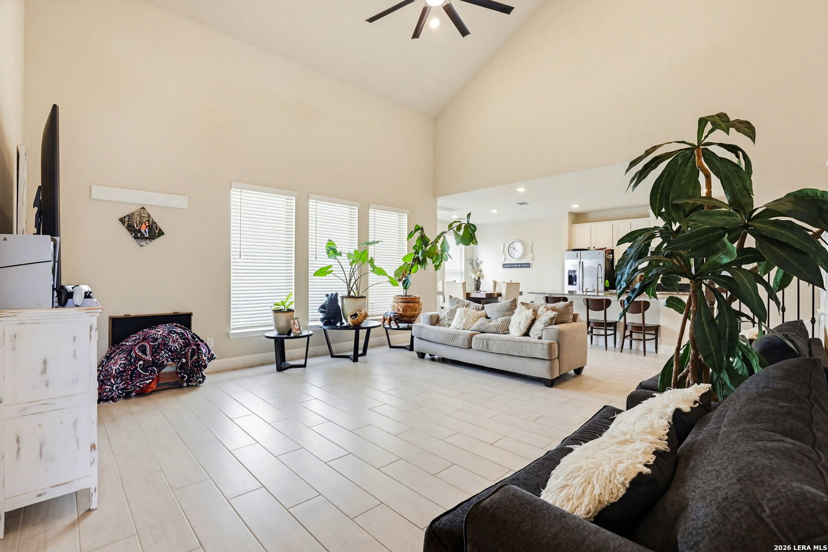 4174 Garden Path Marion, TX 78124 - Photo 9 of 21 a living room with furniture and a potted plant