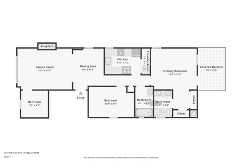 $574,900 | 2142 North Racine Avenue, Unit 2, Chicago, IL 60614