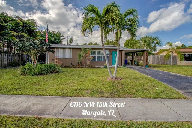 $359,900 | 6116 Northwest 15th Street, Margate, FL 33063