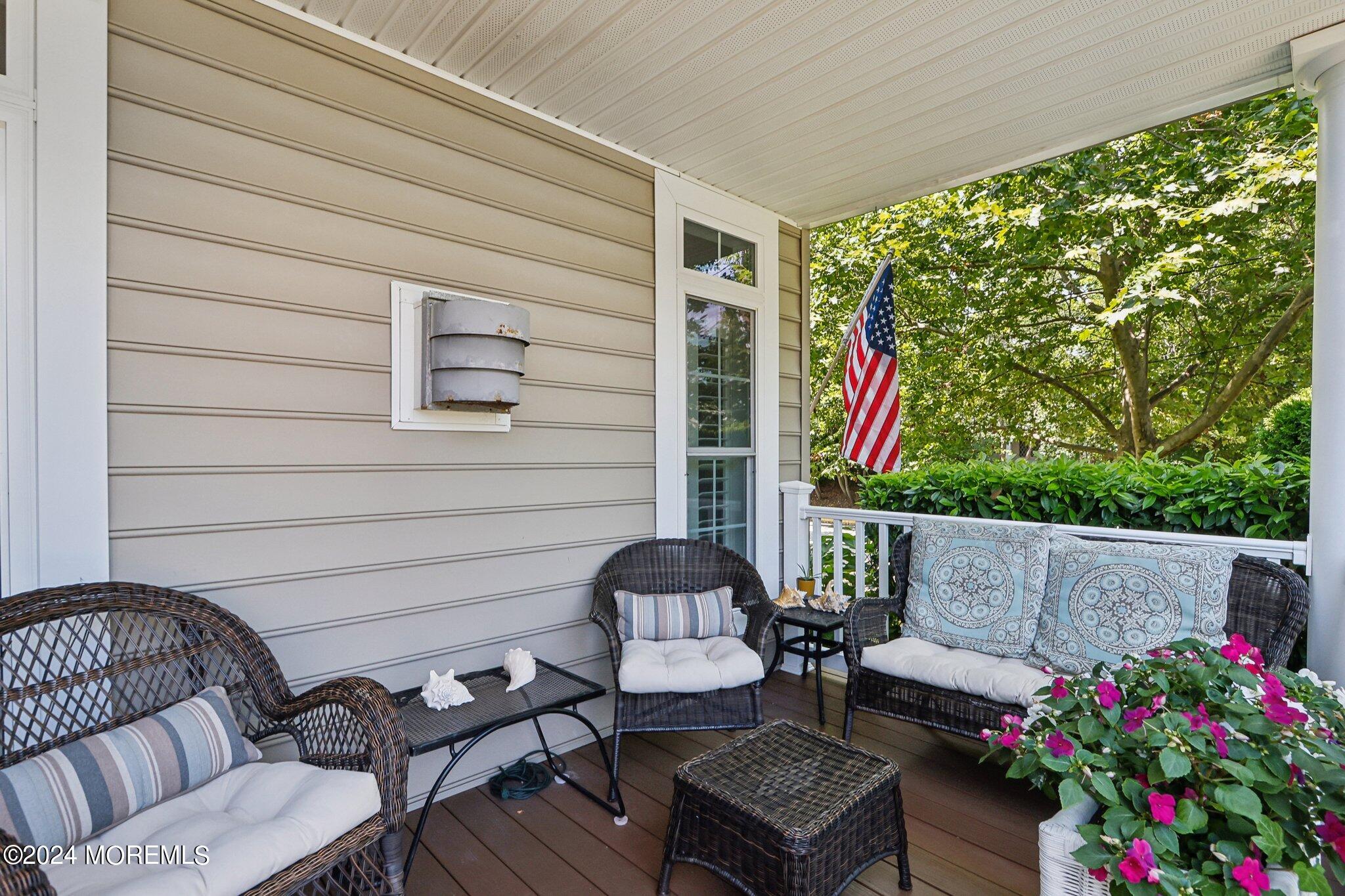 317 Worthington Avenue Spring Lake, NJ 07762 - Photo 70 of 85 a outdoor living space with furniture and garden view