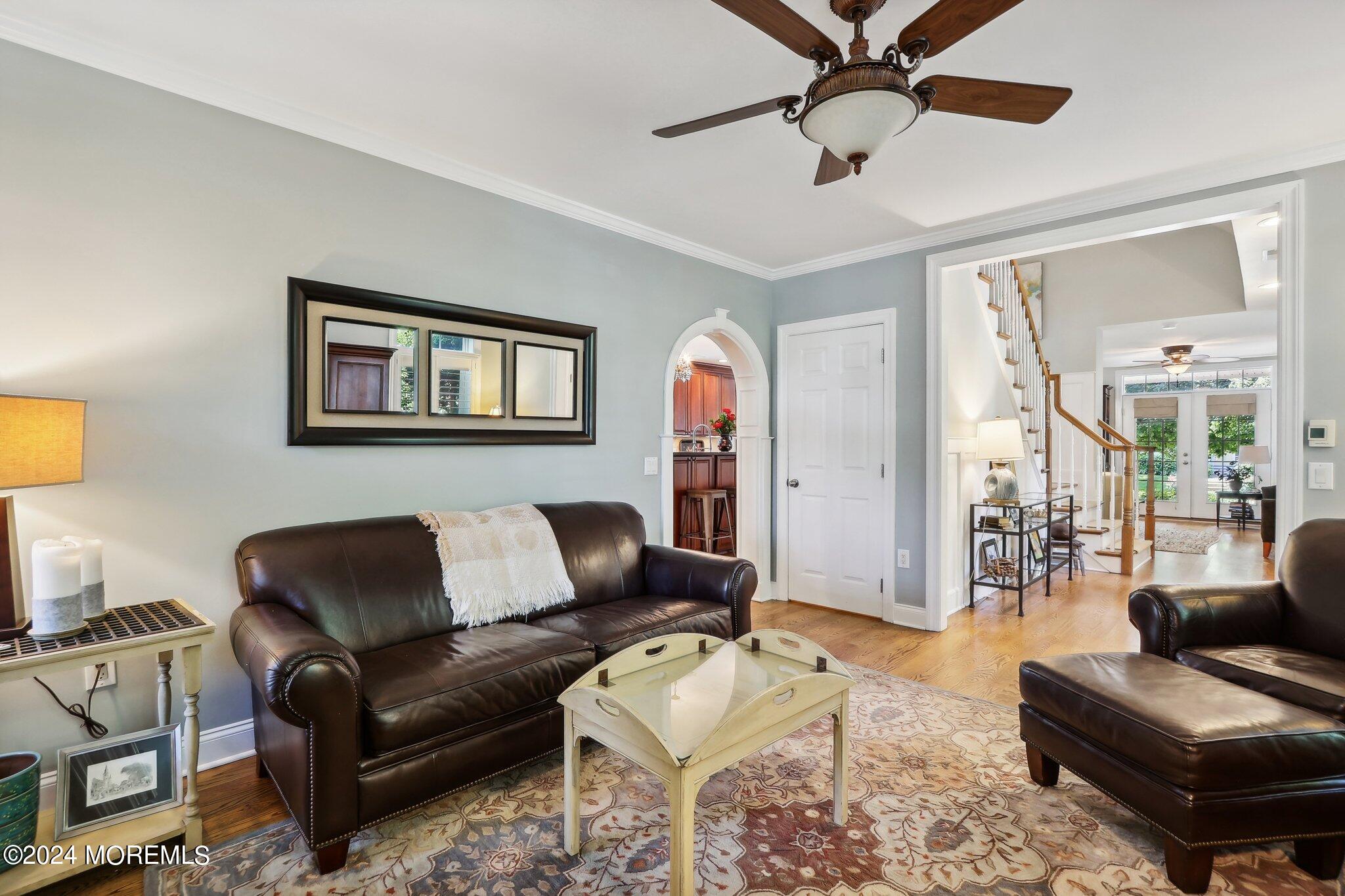 317 Worthington Avenue Spring Lake, NJ 07762 - Photo 7 of 85 a living room with furniture and a wooden floor