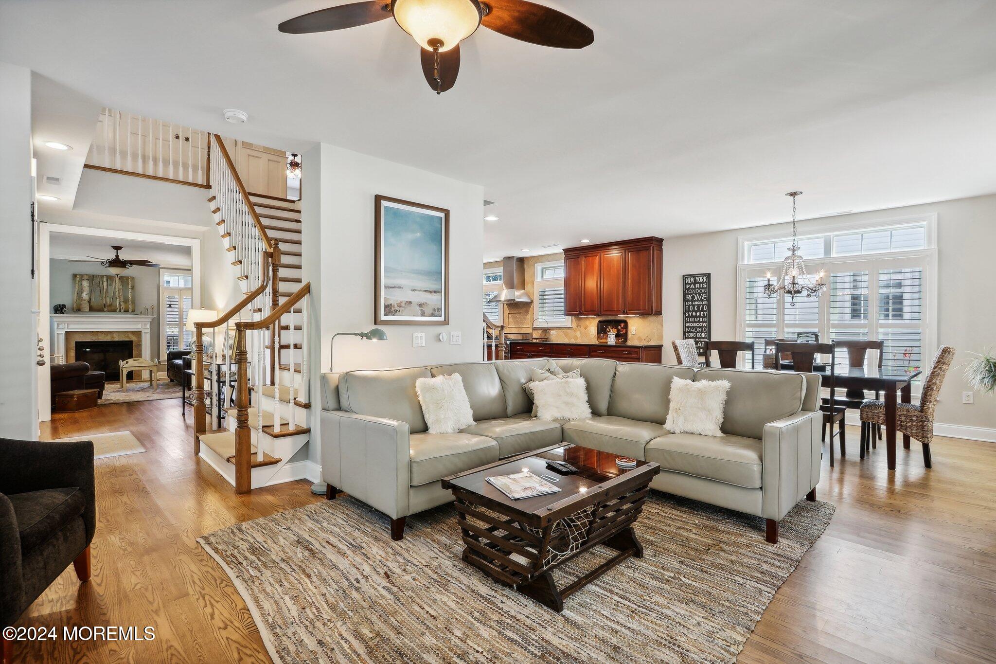 317 Worthington Avenue Spring Lake, NJ 07762 - Photo 9 of 85 a living room with furniture and a wooden floor