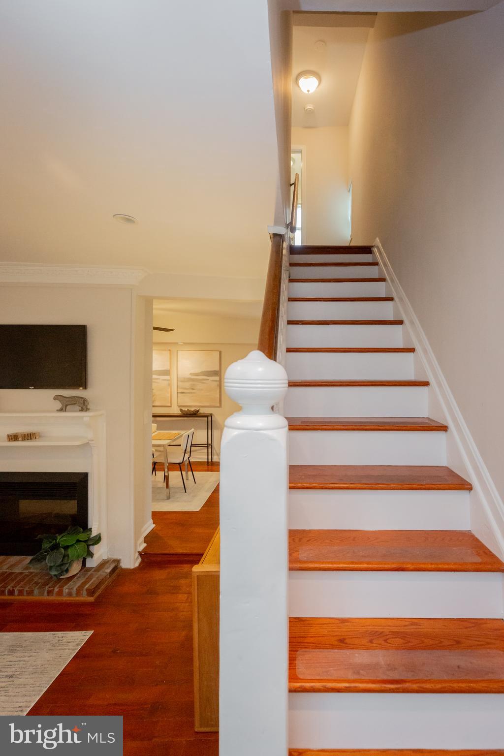 2129 Channing Street Northeast Washington, DC 20018 - Photo 16 of 37 a view of entryway and hall with wooden floor