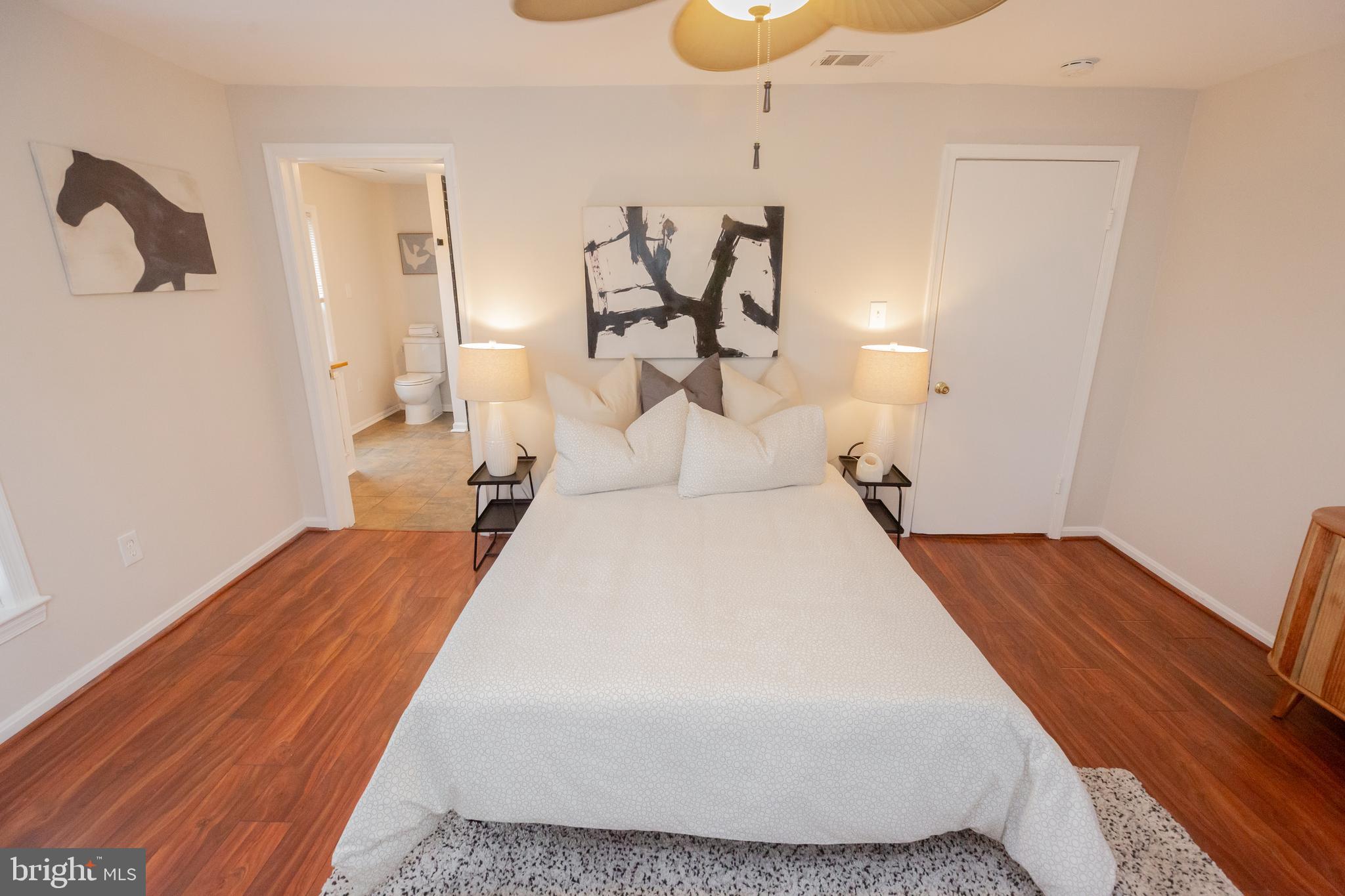 2129 Channing Street Northeast Washington, DC 20018 - Photo 19 of 37 a bed room with a bed