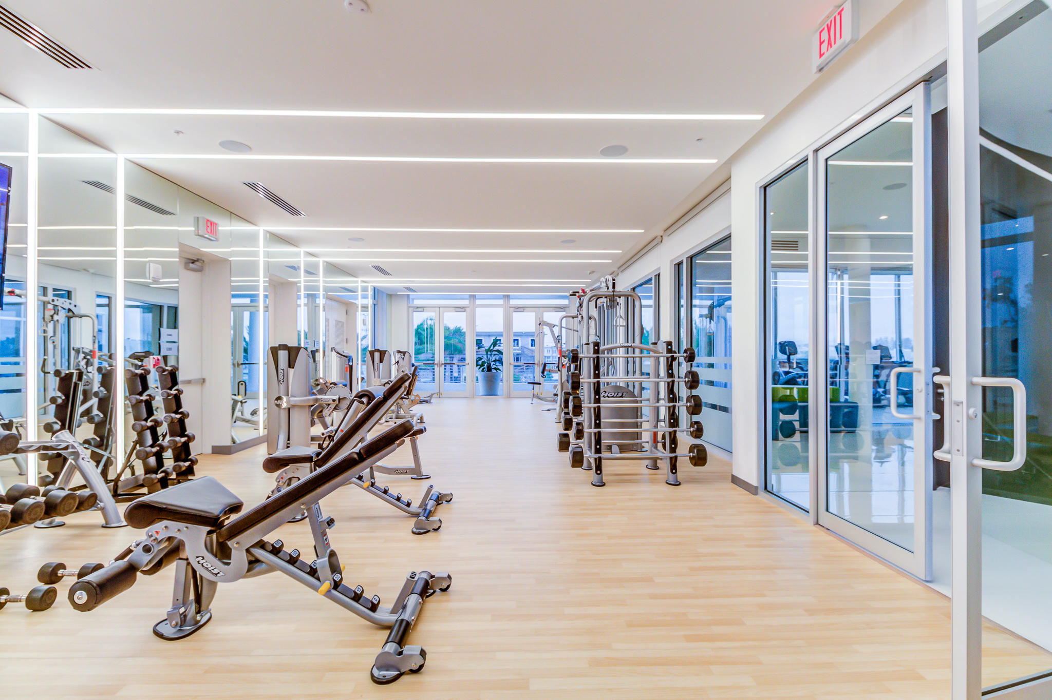 6415 Northwest 102nd Path, Unit 201 Doral, FL 33178 - Photo 29 of 41 a view of a room with gym equipment