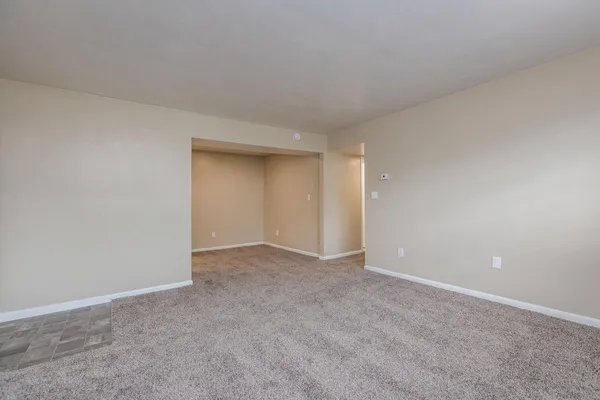 a view of an empty room