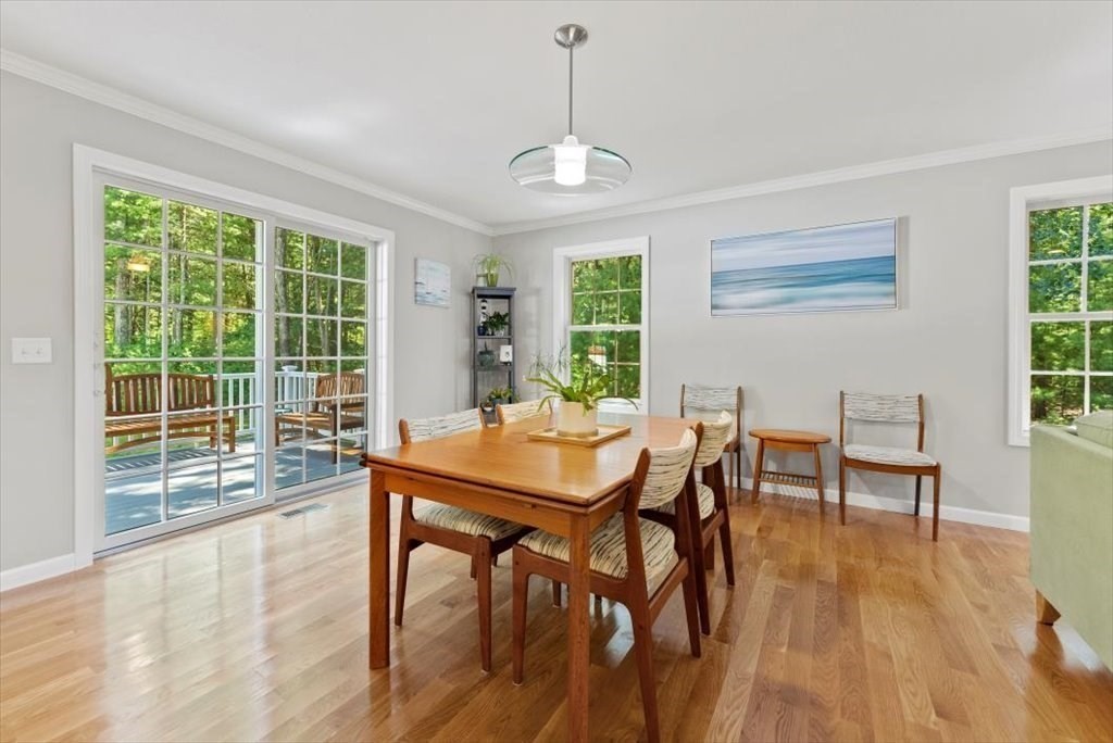 145 Barrington Drive Springfield, MA 01129 - Photo 11 of 42 a view of a dining room with furniture window and outside view