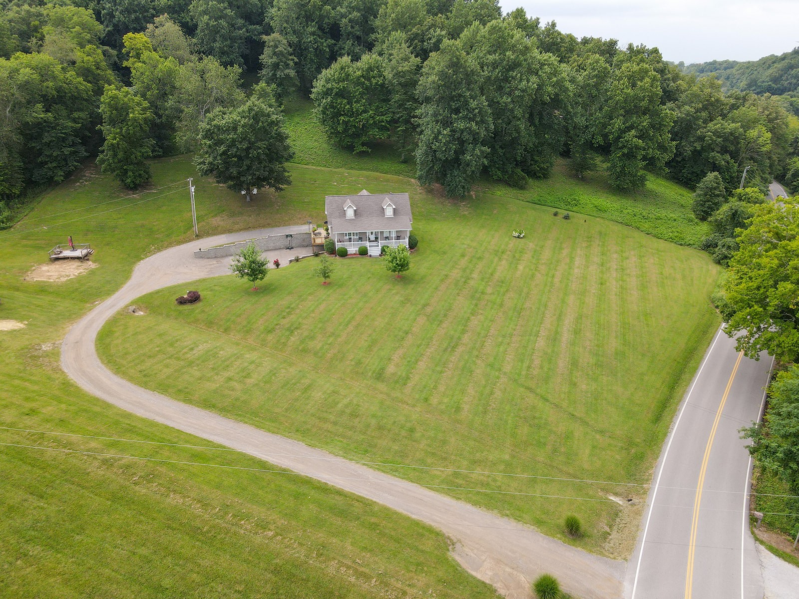 1914 Dr Robinson Rd Spring Hill Spring Hill, TN 37174 - Photo 11 of 44 a view of a swimming pool with a yard