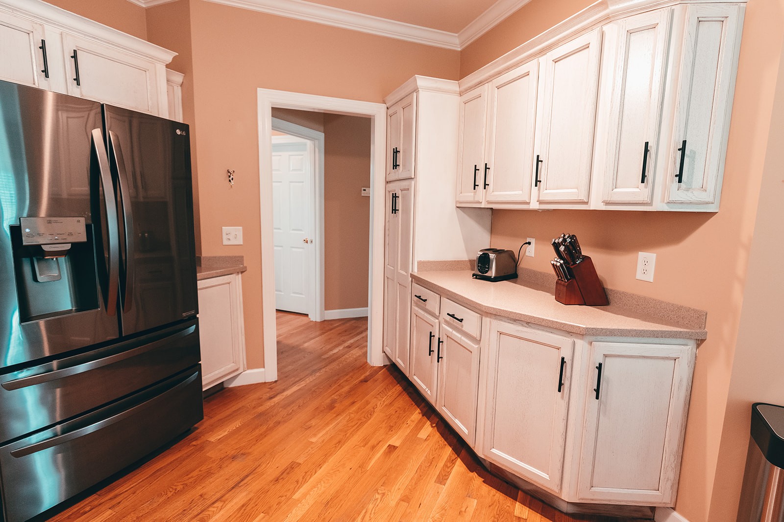 1914 Dr Robinson Rd Spring Hill Spring Hill, TN 37174 - Photo 21 of 44 a kitchen with white cabinets and refrigerator