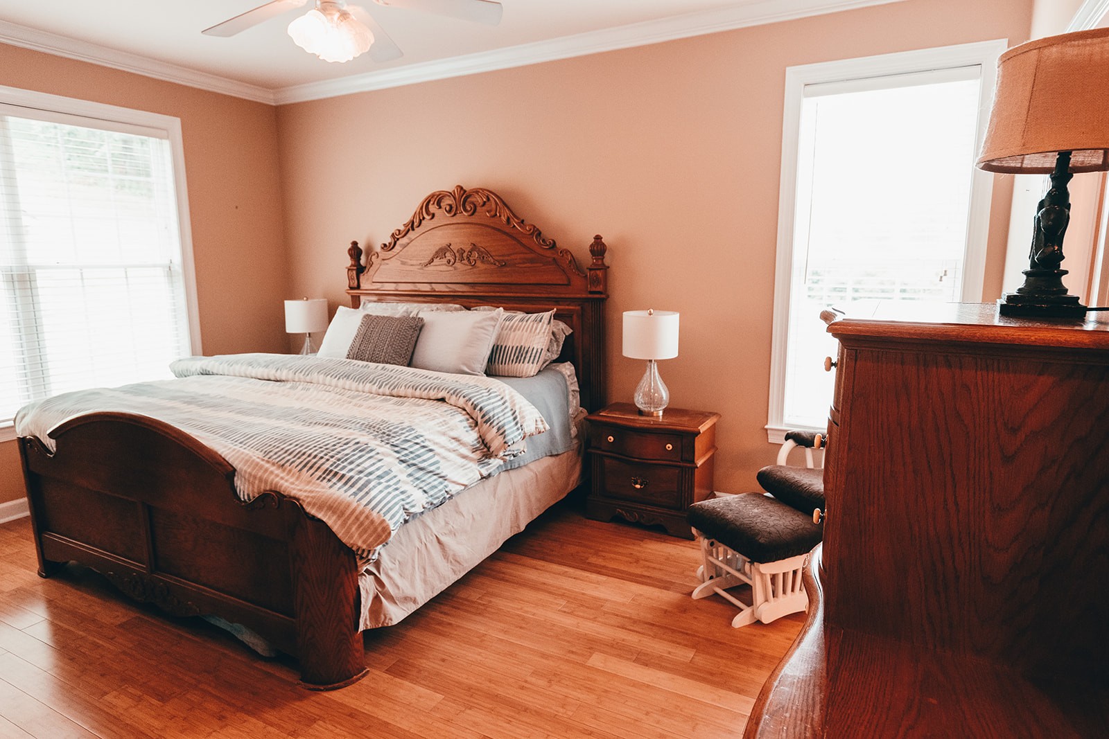 1914 Dr Robinson Rd Spring Hill Spring Hill, TN 37174 - Photo 24 of 44 a bedroom with a bed and wooden floor