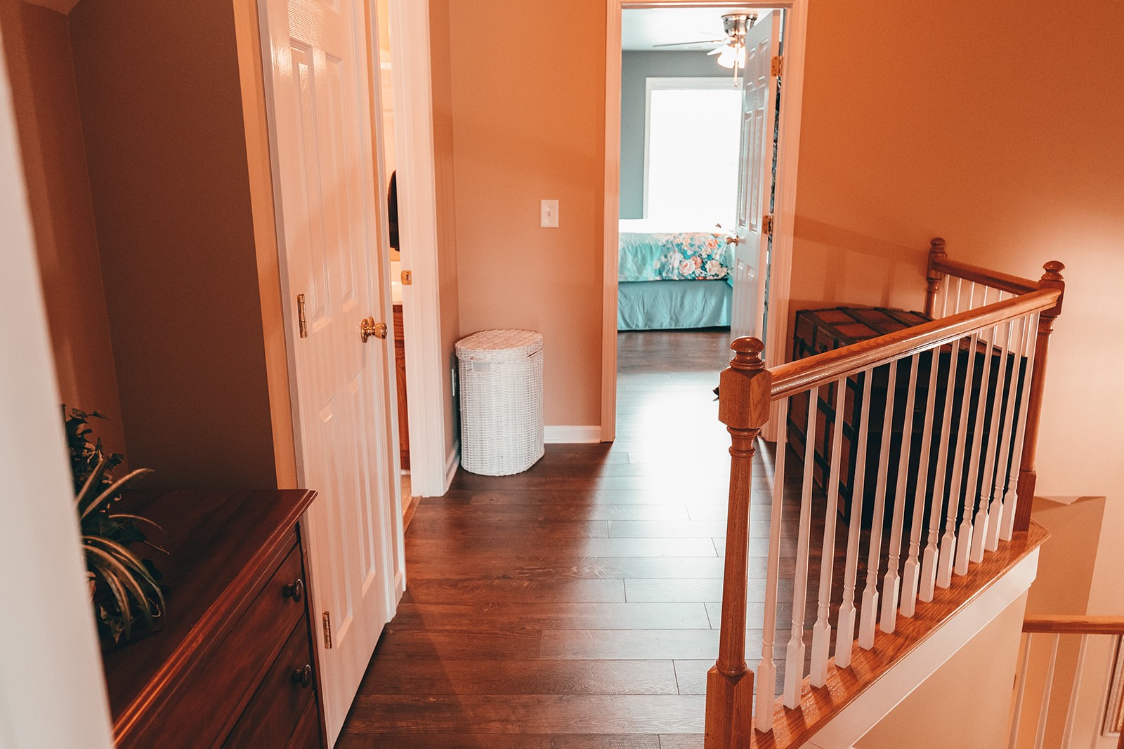 1914 Dr Robinson Rd Spring Hill Spring Hill, TN 37174 - Photo 32 of 44 a view of hallway with wooden floor and stairs