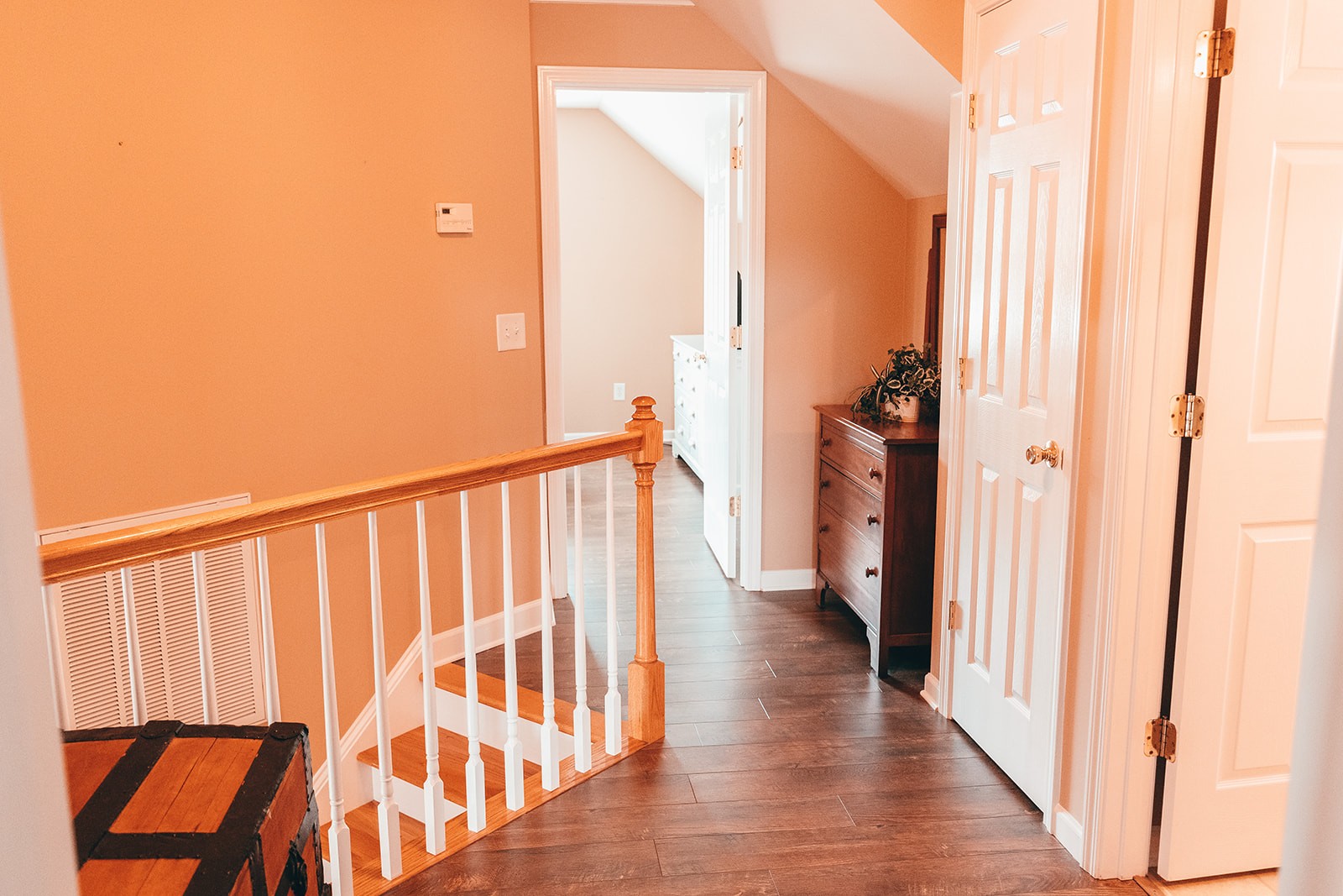 1914 Dr Robinson Rd Spring Hill Spring Hill, TN 37174 - Photo 33 of 44 a view of a hallway with wooden floor and staircase