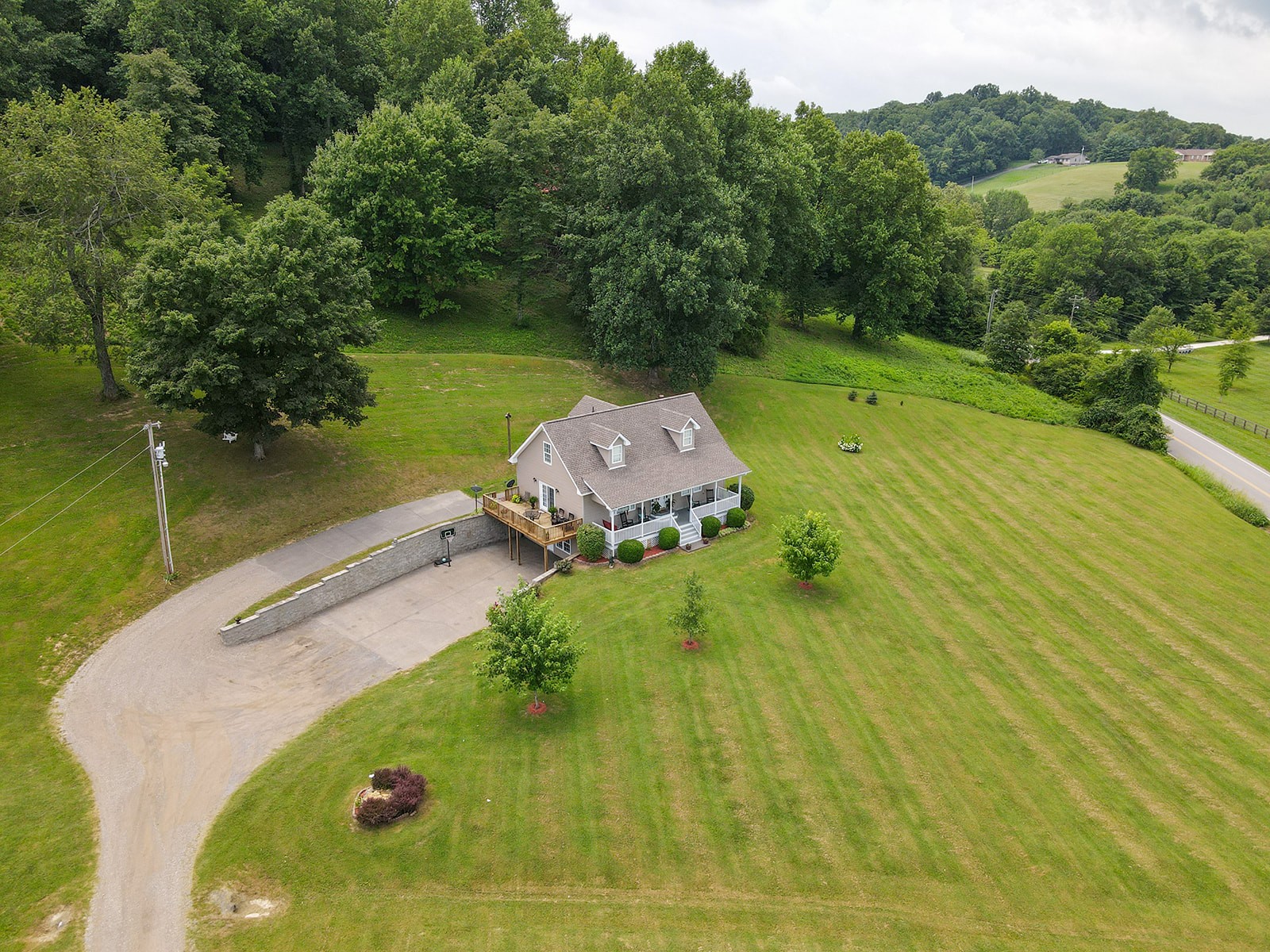 1914 Dr Robinson Rd Spring Hill Spring Hill, TN 37174 - Photo 6 of 44 a view of a swimming pool with a yard