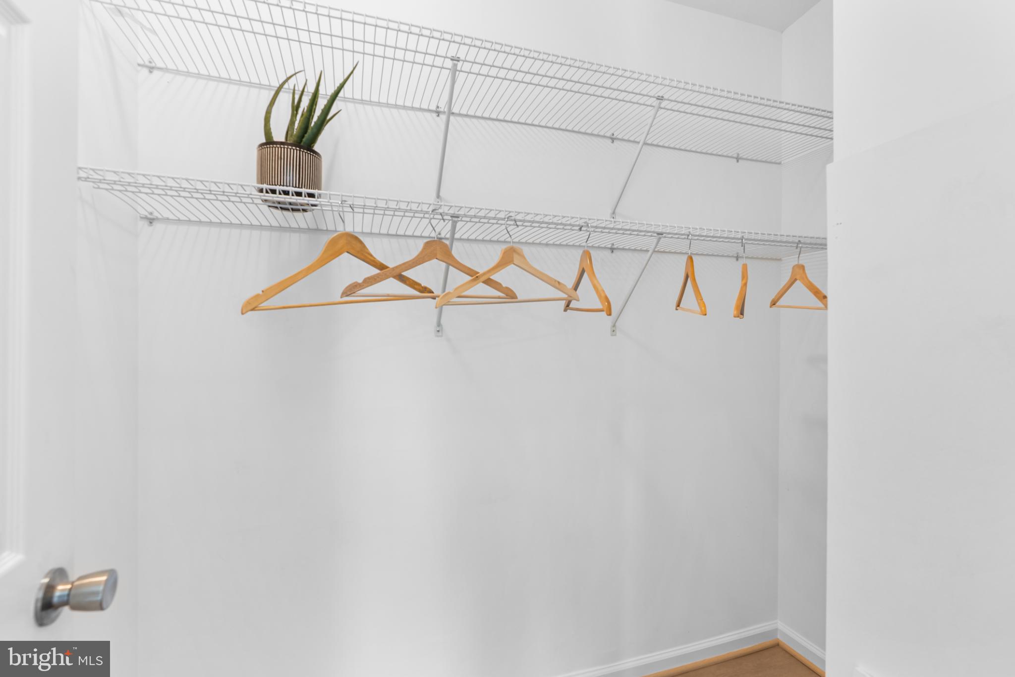 6430 Fourteenth Street Alexandria, VA 22307 - Photo 16 of 55 Minimalist closet with sleek organization.