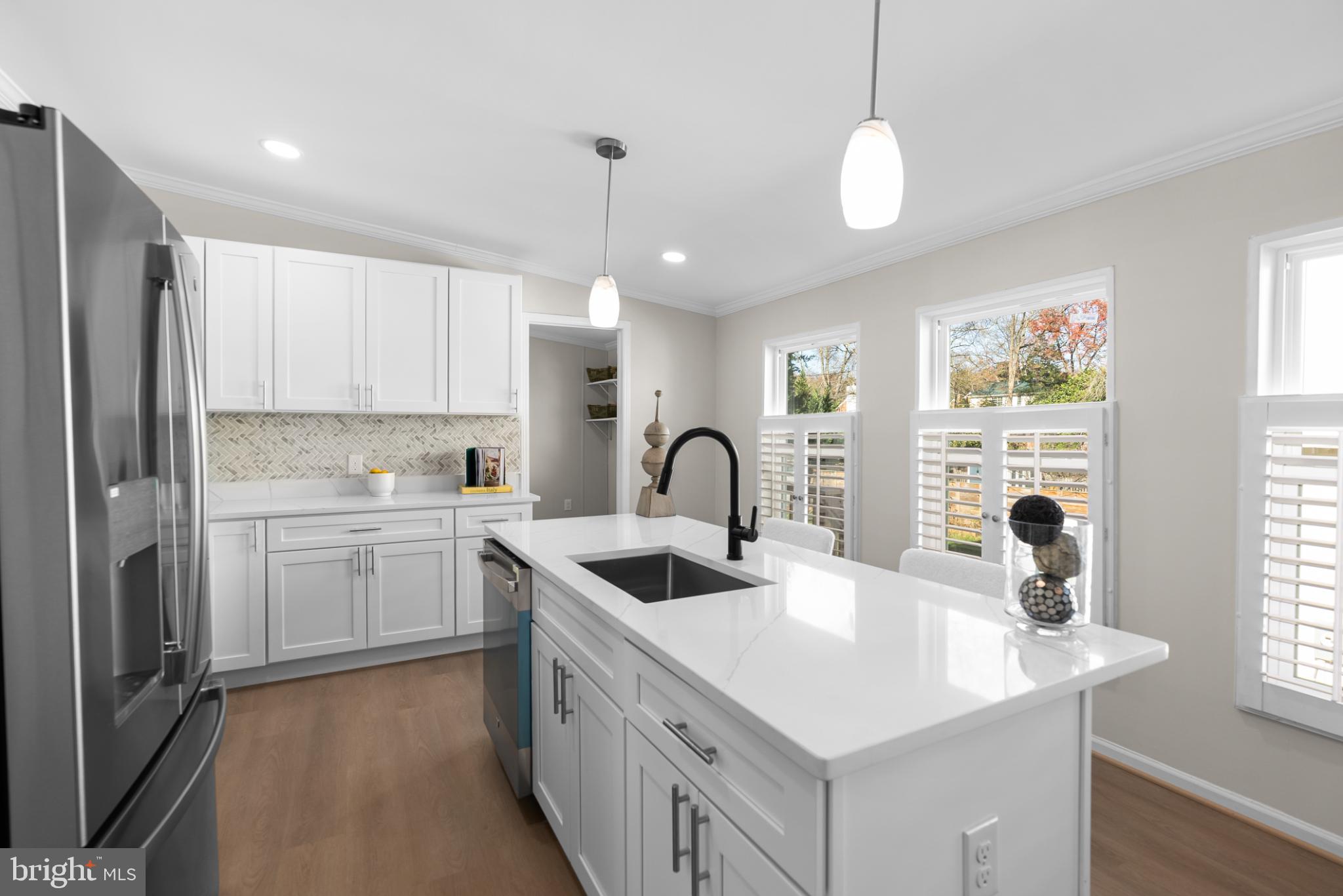 6430 Fourteenth Street Alexandria, VA 22307 - Photo 22 of 55 Bright and airy modern kitchen oasis.