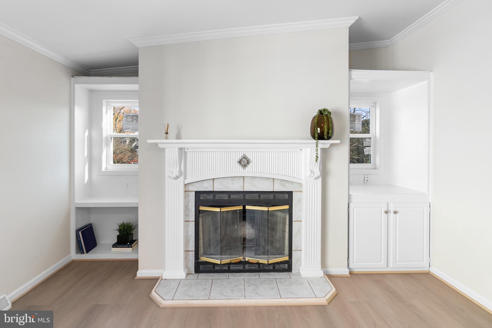 6430 Fourteenth Street Alexandria, VA 22307 - Photo 28 of 55 Elegant fireplace with natural light.