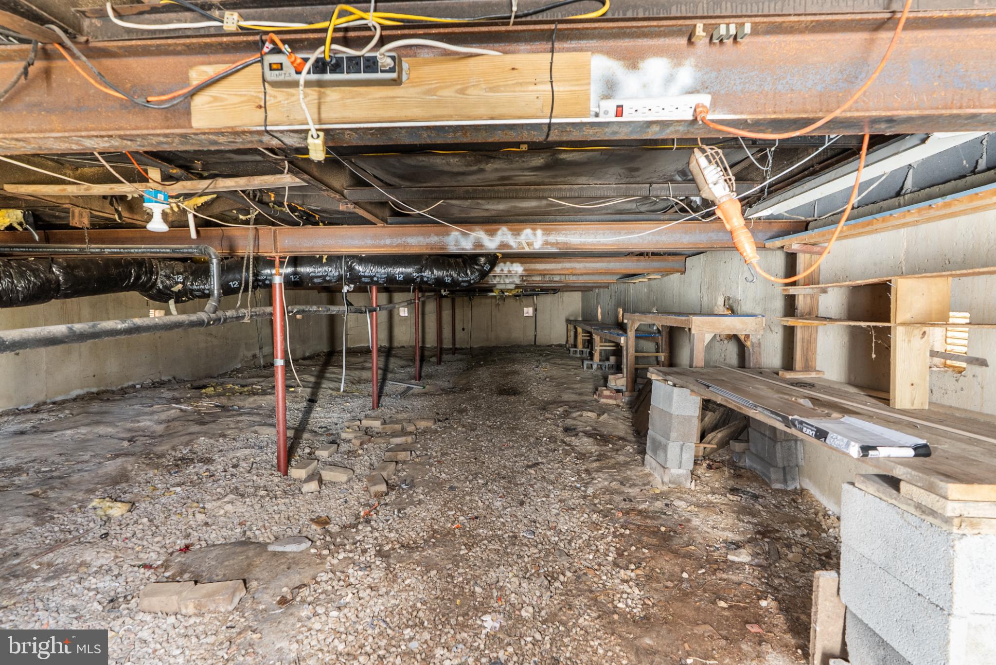 6430 Fourteenth Street Alexandria, VA 22307 - Photo 42 of 55 Cavernous underbelly of a residential space.