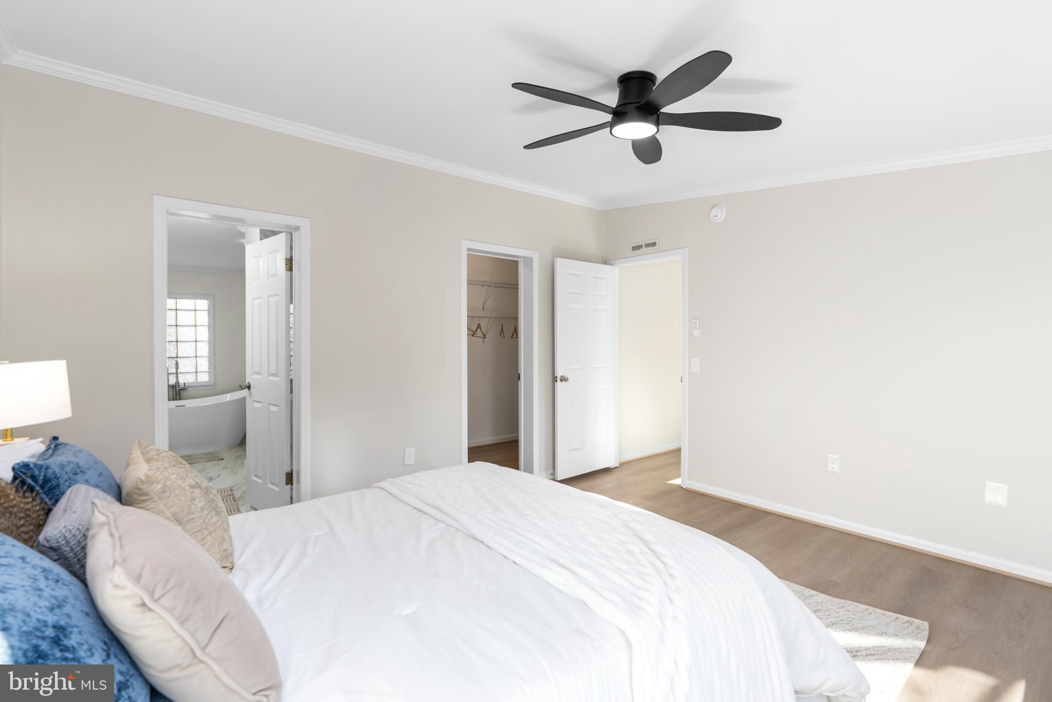 6430 Fourteenth Street Alexandria, VA 22307 - Photo 8 of 55 Bright and airy bedroom with modern touches.