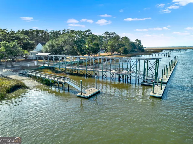 a view of a lake with a mountain view