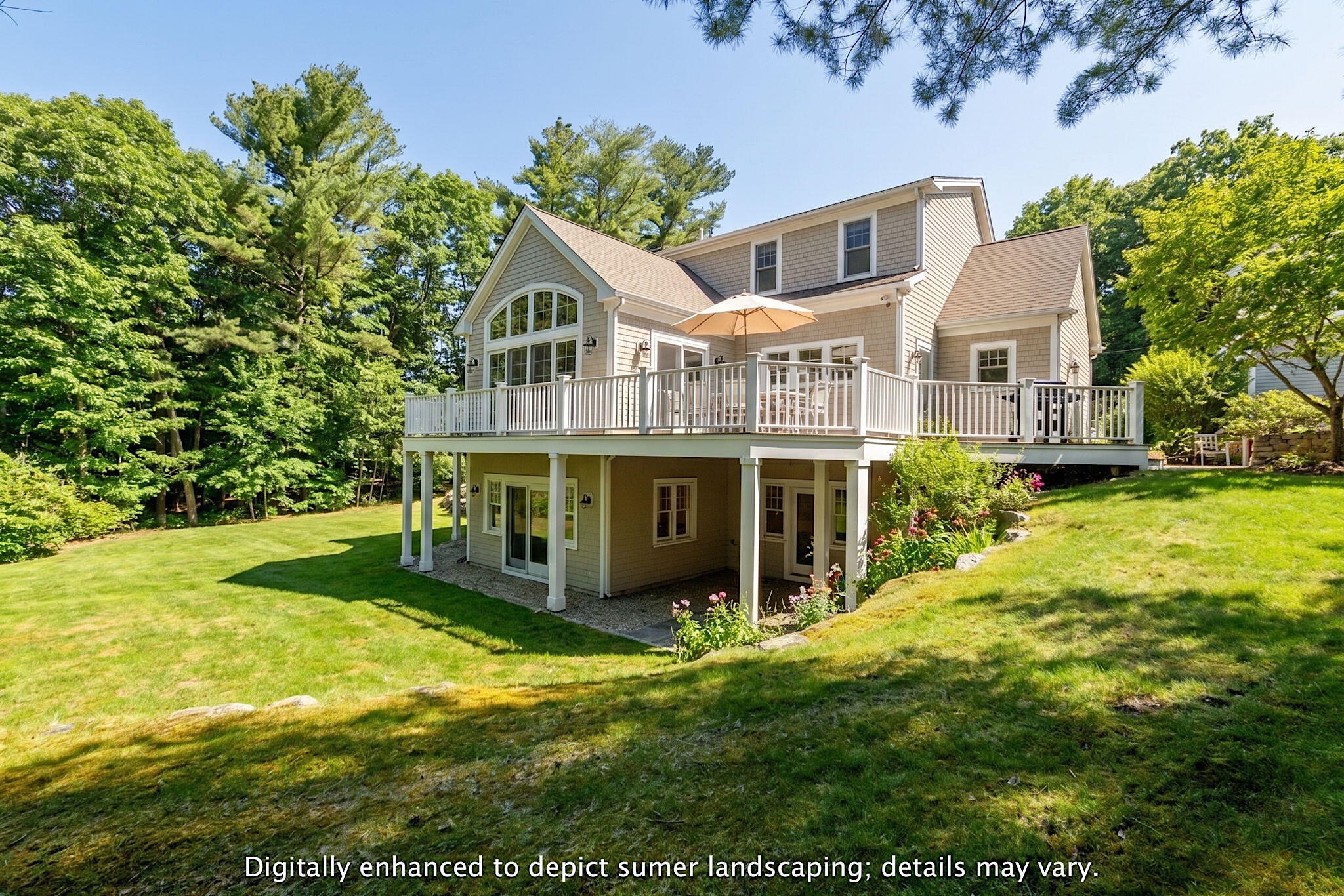 205 Little River Road Cotuit, MA 02635 - Photo 3 of 60 a view of a house with a yard