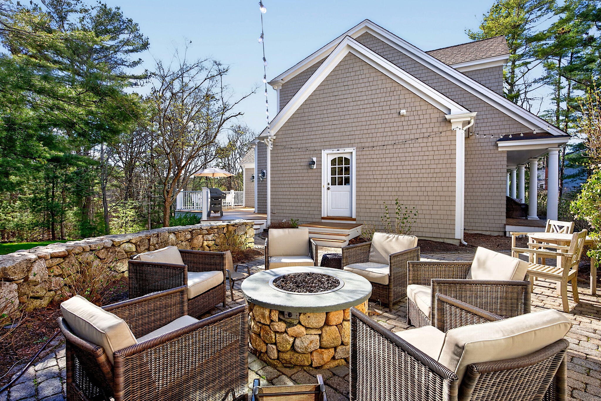205 Little River Road Cotuit, MA 02635 - Photo 37 of 60 a view of outdoor sitting area with furniture