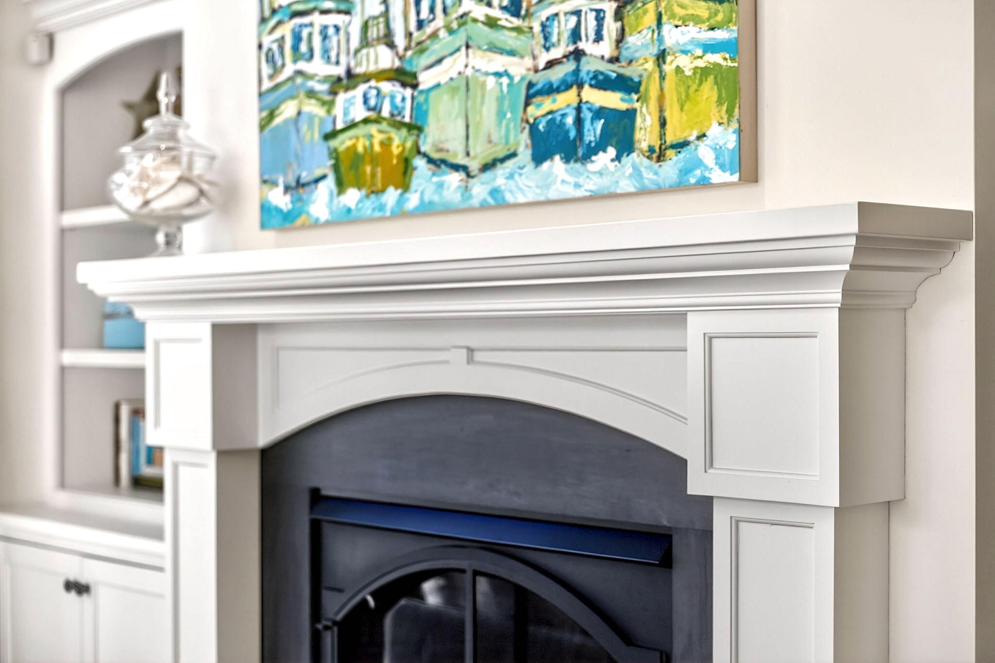 205 Little River Road Cotuit, MA 02635 - Photo 48 of 60 a close view of a fireplace