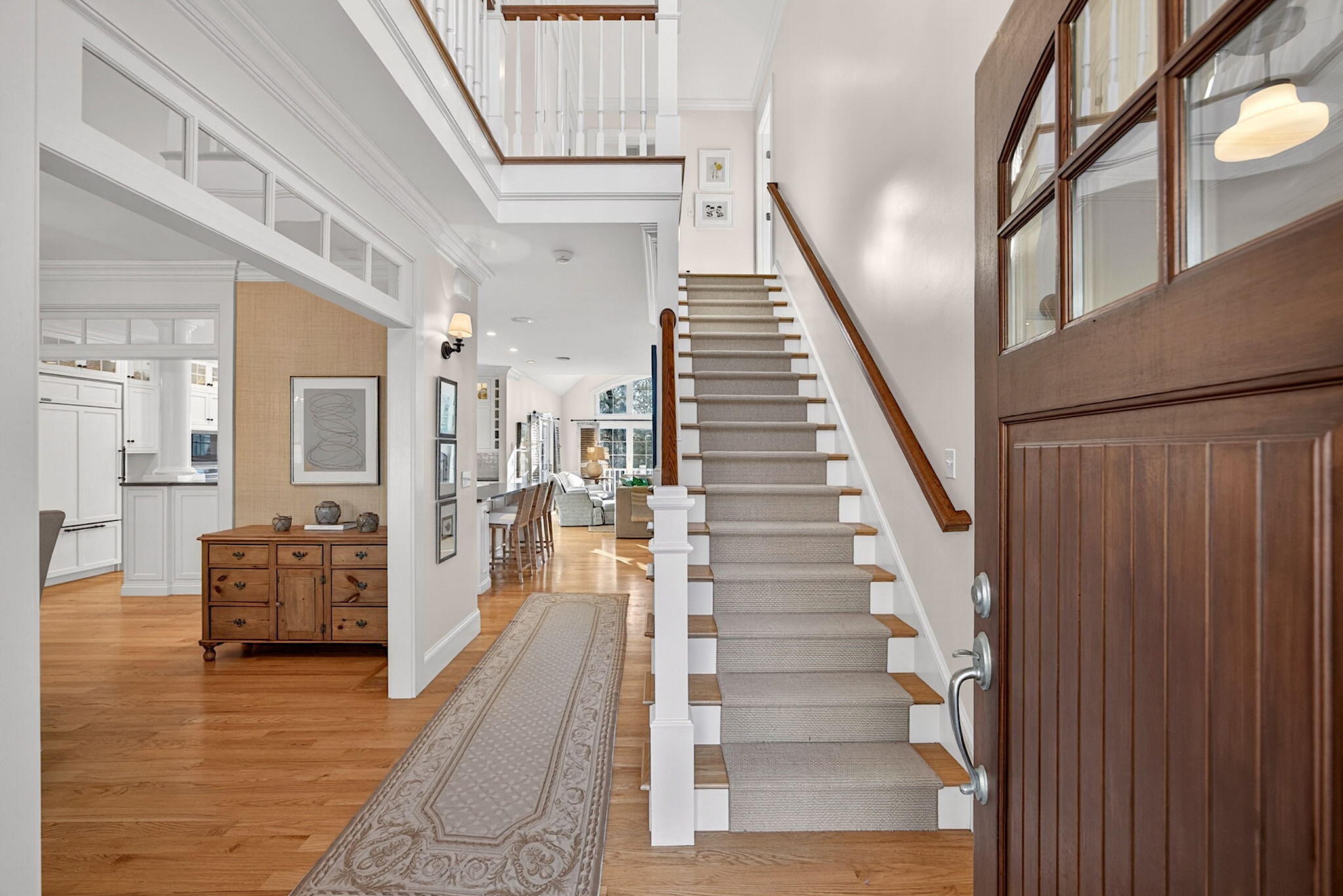 205 Little River Road Cotuit, MA 02635 - Photo 9 of 60 a view of entryway and hall with wooden floor