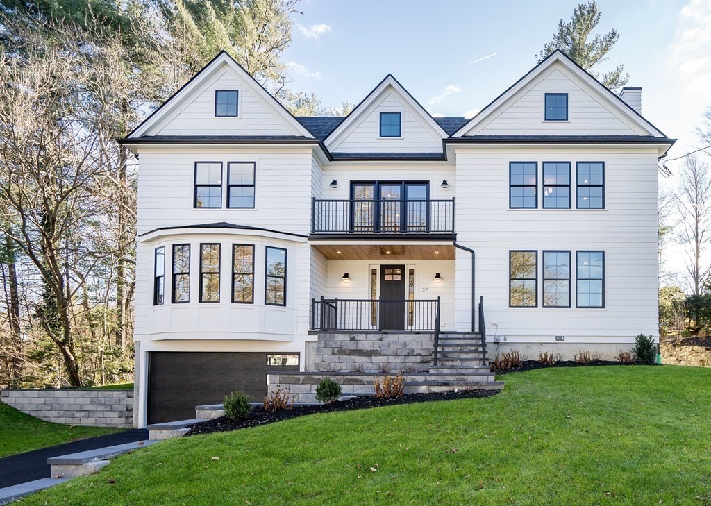 37 Preston Road Lexington, MA 02420 - Photo 1 of 27 a front view of a house with a yard