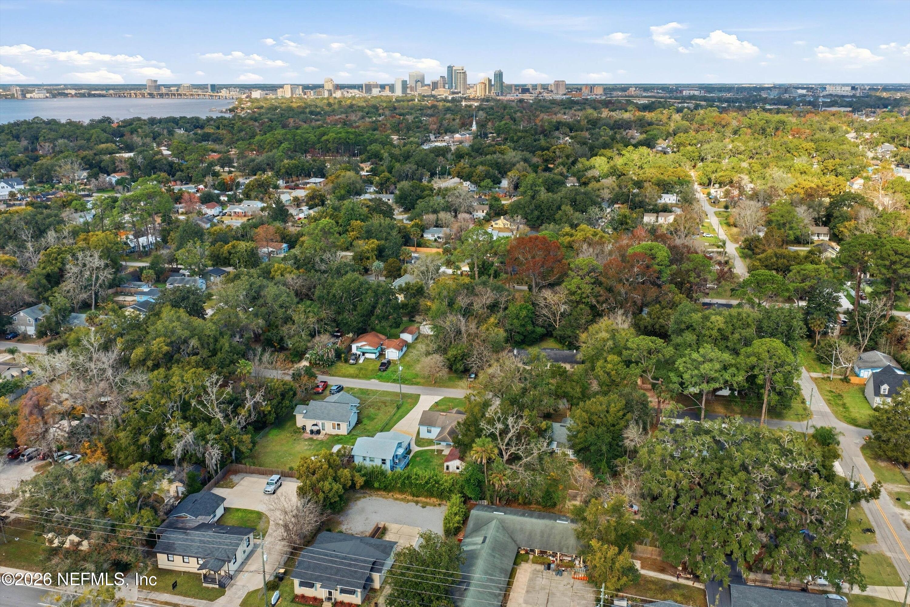 1736 Lakewood Road Jacksonville, FL 32207 - Photo 31 of 31 an aerial view of residential houses with outdoor space and trees