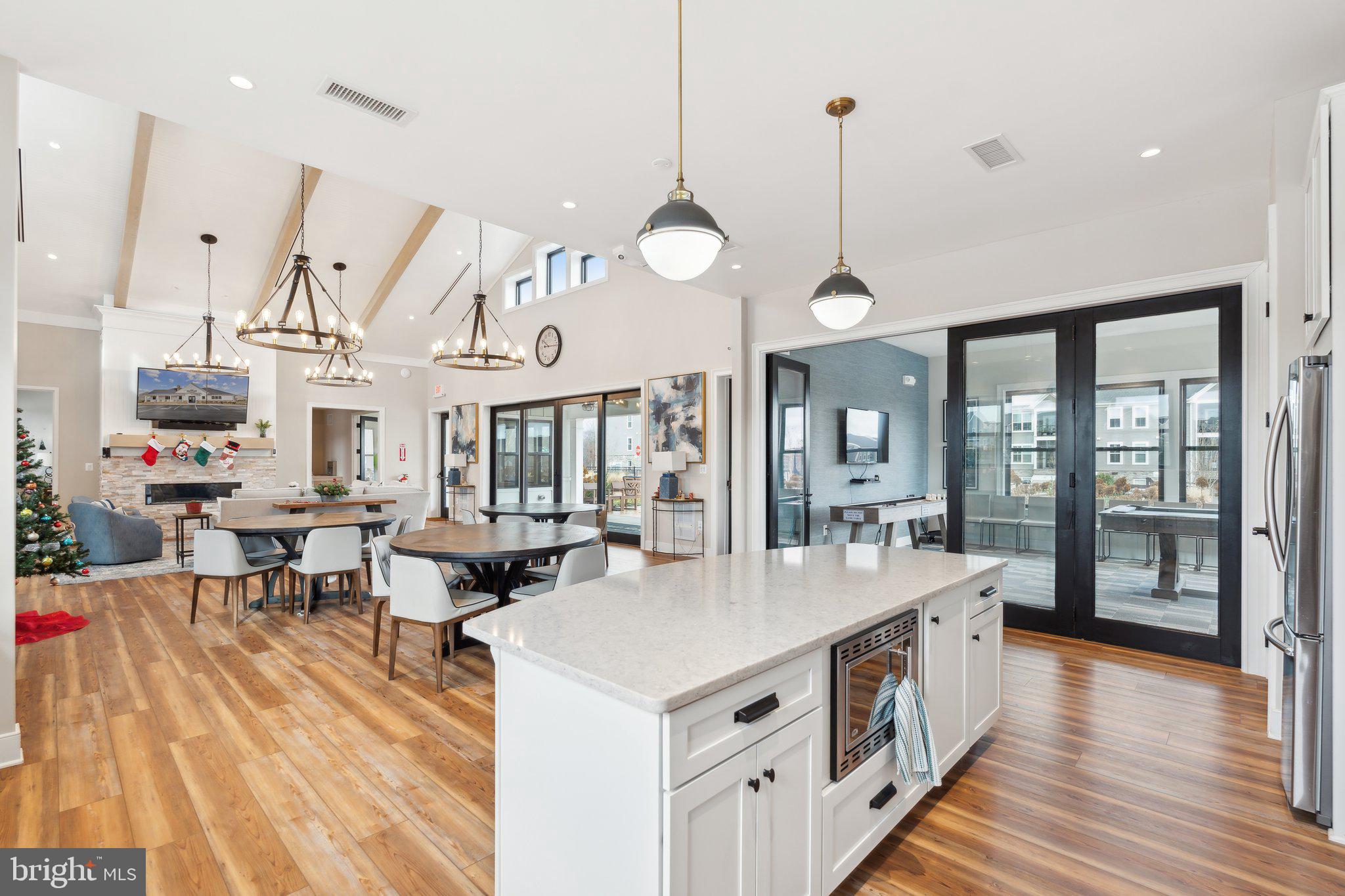 76 Valerian Loop, Unit 2 Stafford, VA 22554 - Photo 28 of 43 a large kitchen with kitchen island a large island in it
